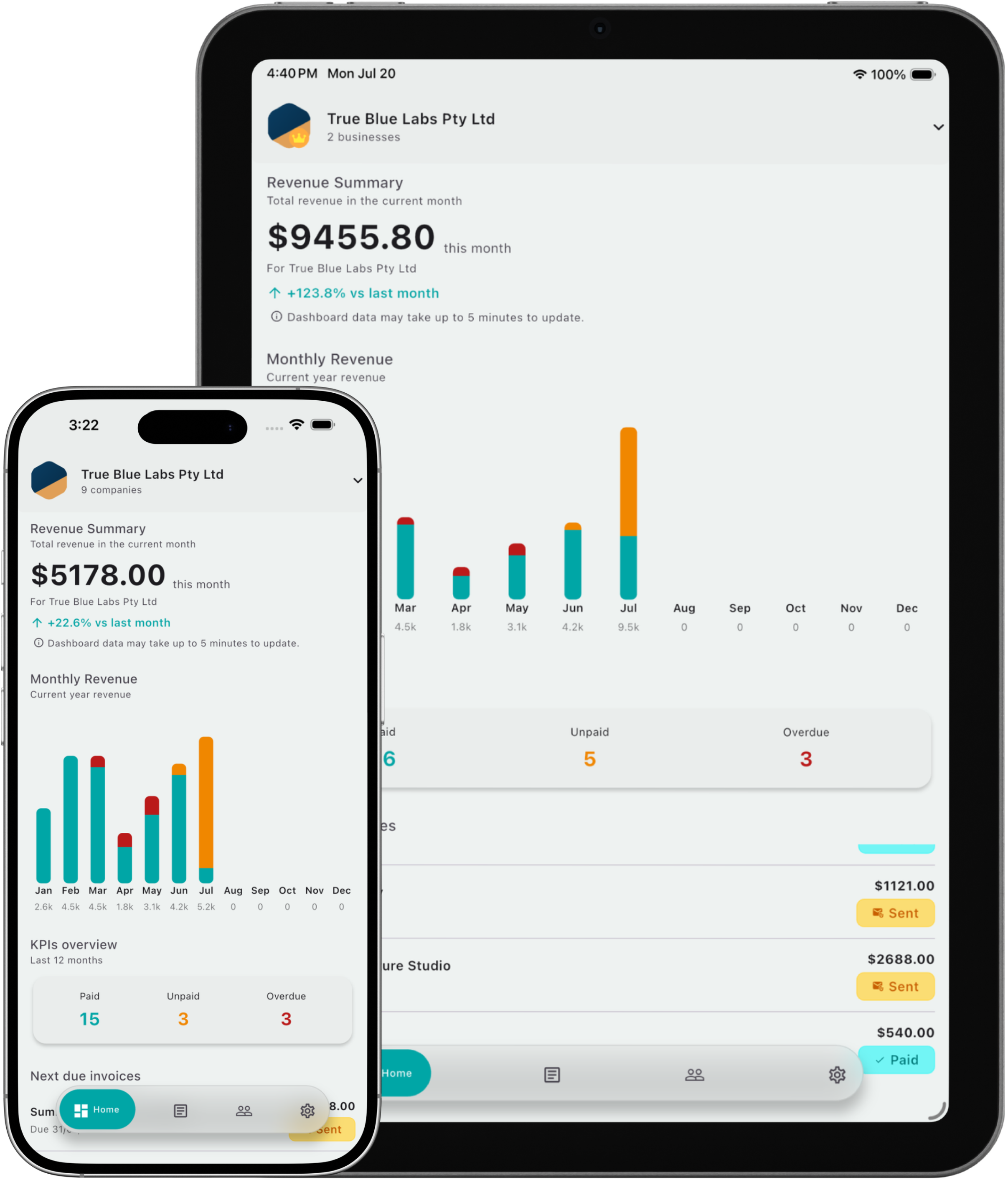 Invoicefy — app preview